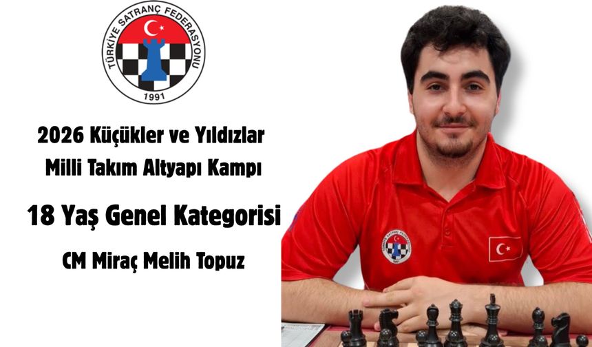 18 Yaş Genel Satranççılar Milli Takım Kampını Tamamladı