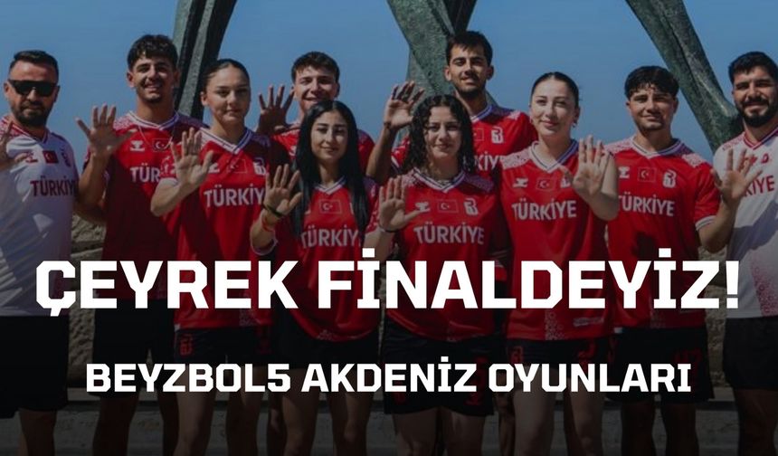 Beyzbol5 Milli Takımı Akdeniz Oyunları'nda Çeyrek Finalde