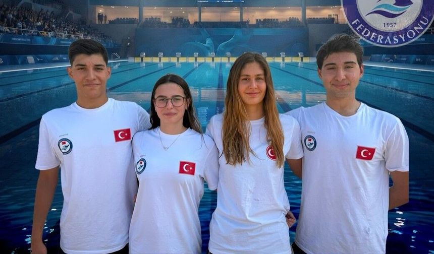 Genç Milli Yüzücüler Avrupa Dördüncülüğüyle Döndü