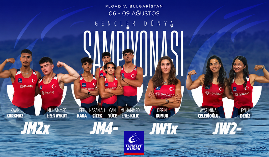 U19 Kürek Milli Takımı Dünya Şampiyonası İçin Plovdiv'de