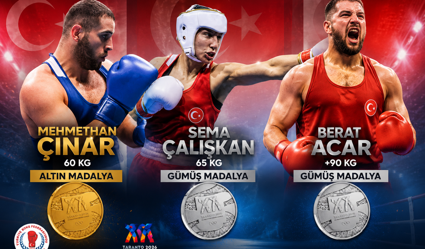 Mehmethan Çınar Akdeniz Oyunları’nda Altın Madalya Kazandı