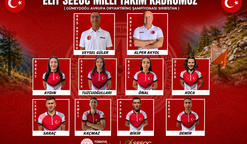 Oryantiring Milli Takımı Sırbistan Yolculuğuna Başladı