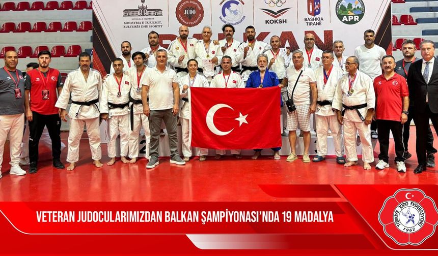 Veteran Judocular Balkan'da Zirveyi 19 Madalyayla Fethetti