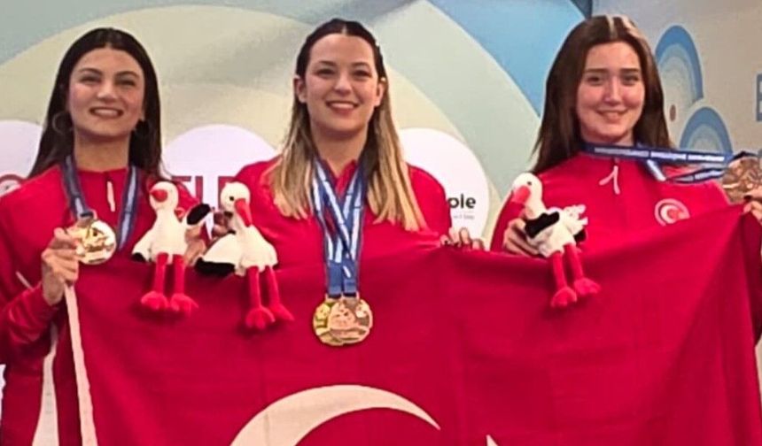 U23 Kadın Havalı Tabanca Takımı Avrupa Üçüncüsü Oldu