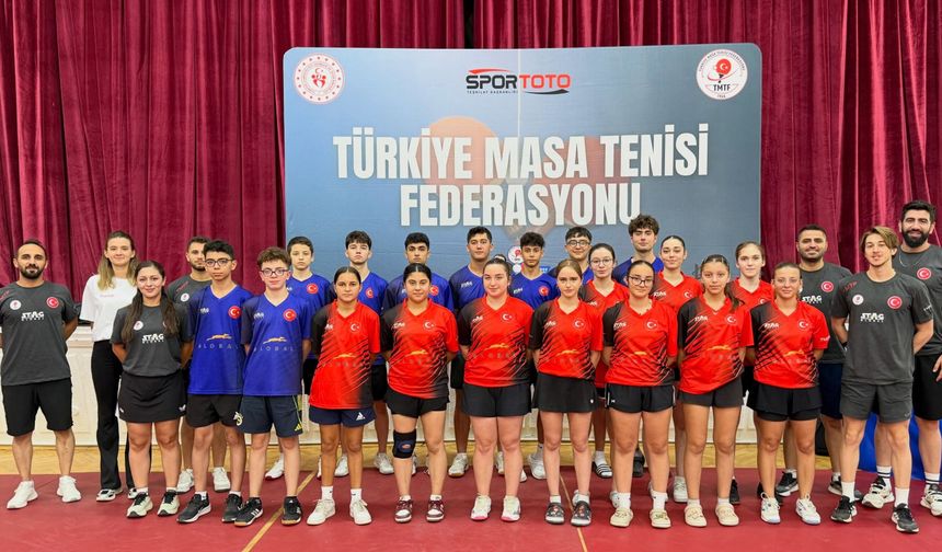 Milli Masa Tenisçiler Yoğun Kamp Programıyla Güçleniyor