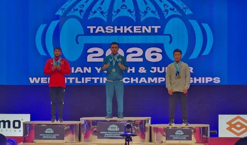 Burak Aykun Taşkent’te Üç Madalyayı Birden Topladı