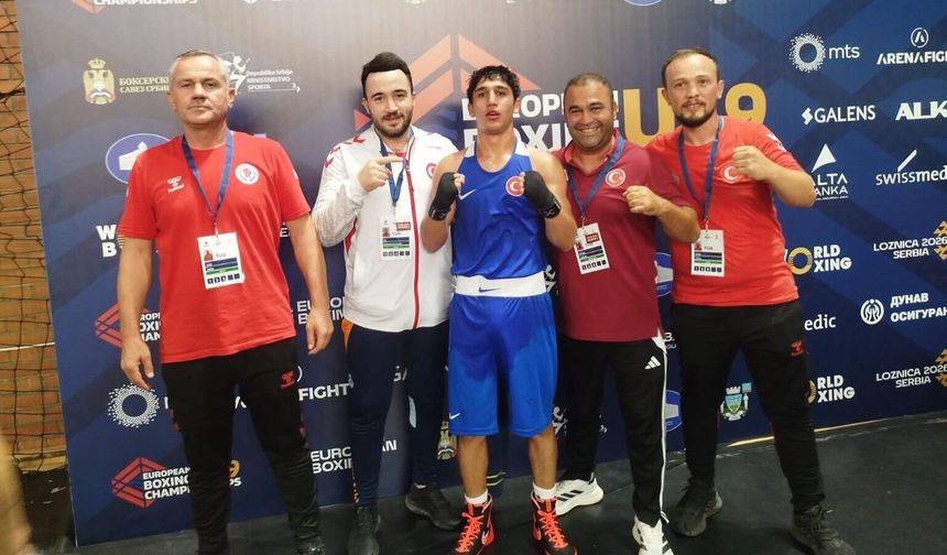Furkan Avar U19 Avrupa Boks Şampiyonası’nda Tur Atladı