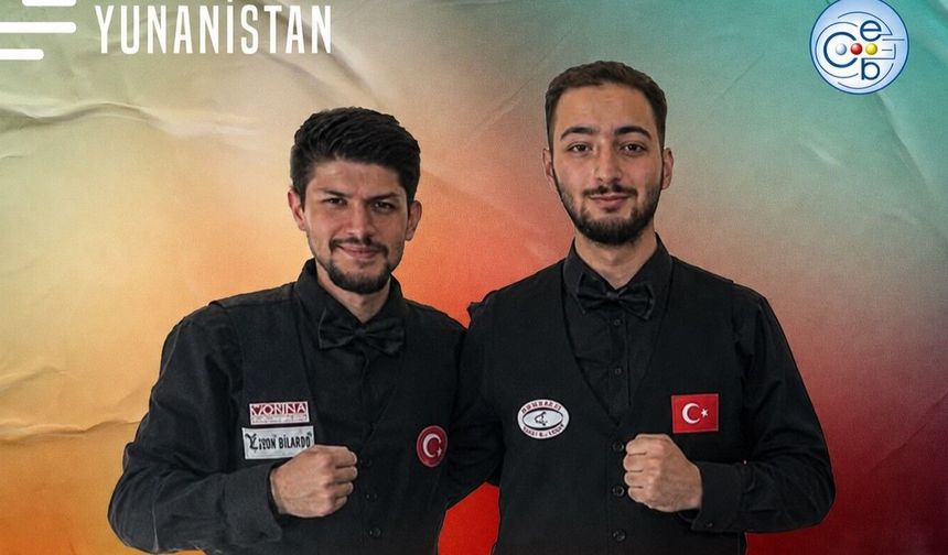 Seymen Özbaş ve Kıvanç Yıldırım Avrupa Üçüncüsü