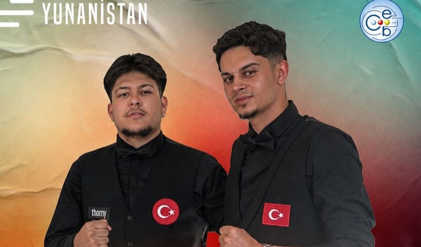 Kayra Sülün ve Ataberk Çerkez Avrupa Finalinde