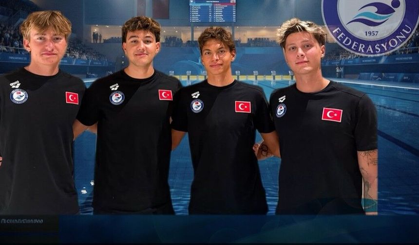 4x200 Serbest Erkek Bayrak Takımından Türkiye Rekoru