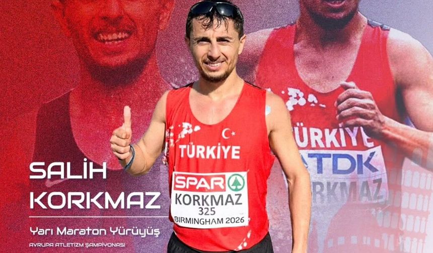 Salih Korkmaz Türkiye Rekoruyla Avrupa Beşincisi Oldu