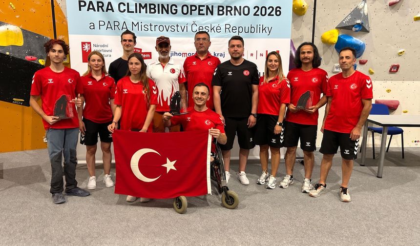 Para Tırmanış Milli Takımı Brno’da 3 Madalya Kazandı