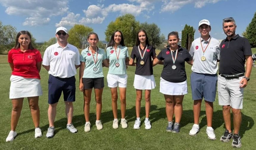 Milli Golfçüler Bulgaristan’dan 5 Madalyayla Döndü