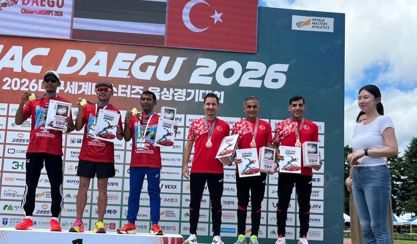 Türkiye Yarı Maraton Takımı Daegu’da Dünya Üçüncüsü Oldu