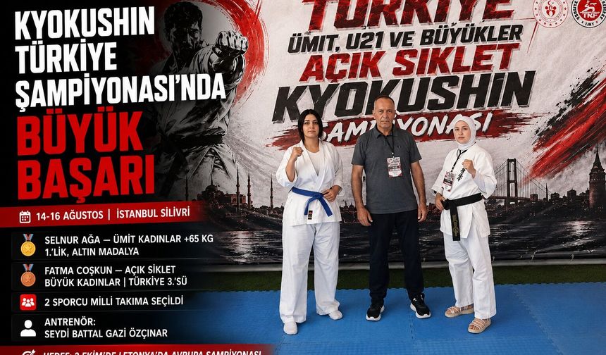 Arnavutköy’den Kyokushin Milli Takımı’na İki Sporcu
