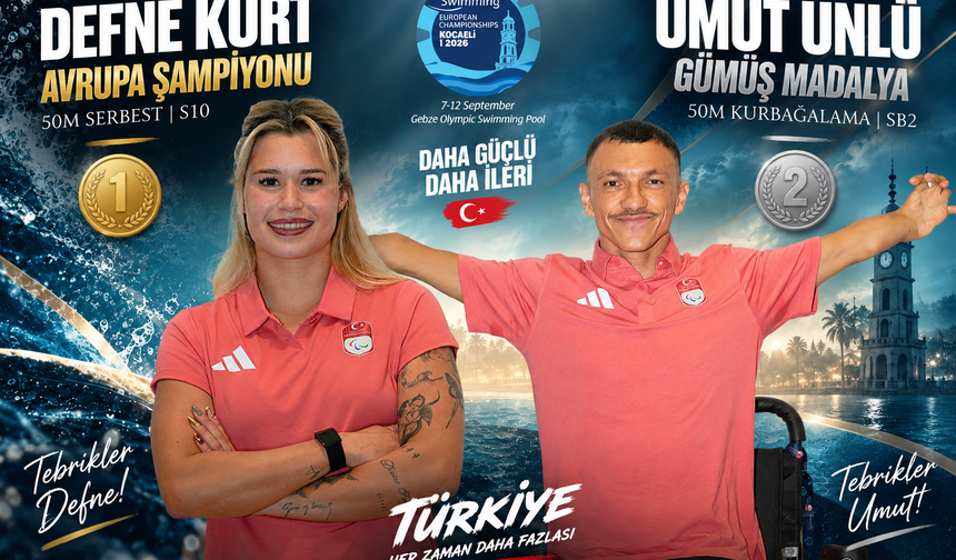 Kocaeli’de Milli Para Yüzücülerden İki Madalya