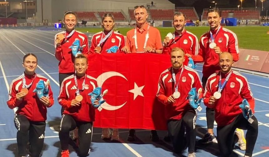 Türk Bayrak Takımları Taranto’da Madalyalarını Aldı