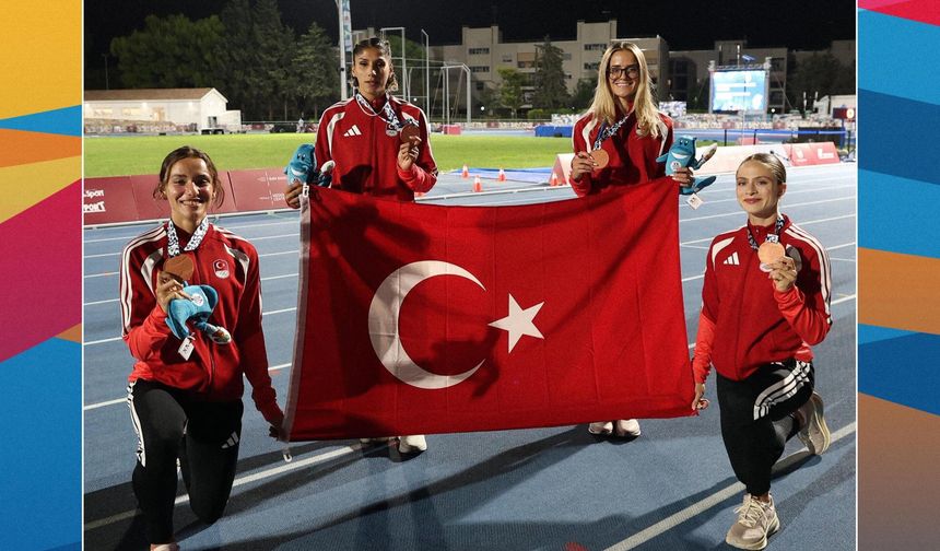 Kadın 4x400 Bayrak Takımı Akdeniz Oyunları’nda Üçüncü