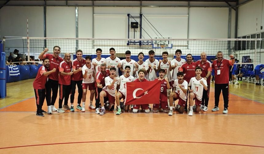 U16 Erkek Milli Takımı Yunanistan’ı 3-1 Yendi