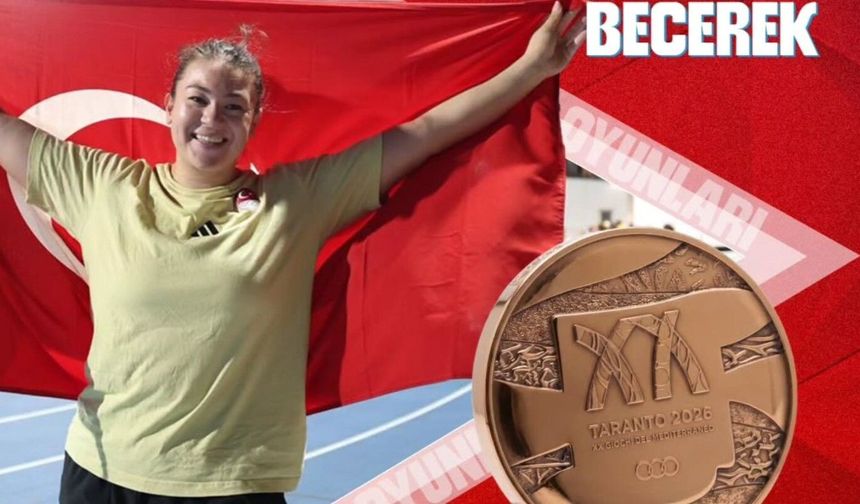 Özlem Becerek Disk Atmada Bronz Madalya Kazandı