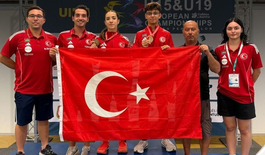 Dağhan Emir ve Naz Karartı Avrupa Üçüncüsü Oldu