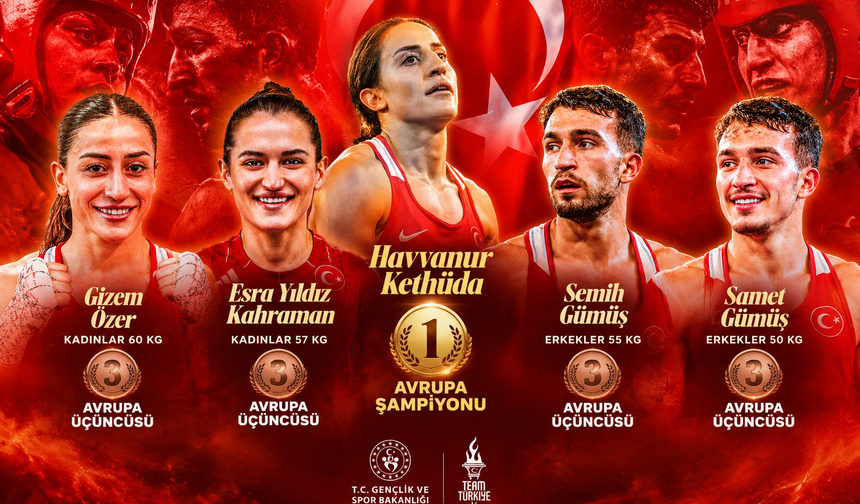 Havvanur Kethüda Avrupa Şampiyonu, Türkiye’ye 4 Madalya