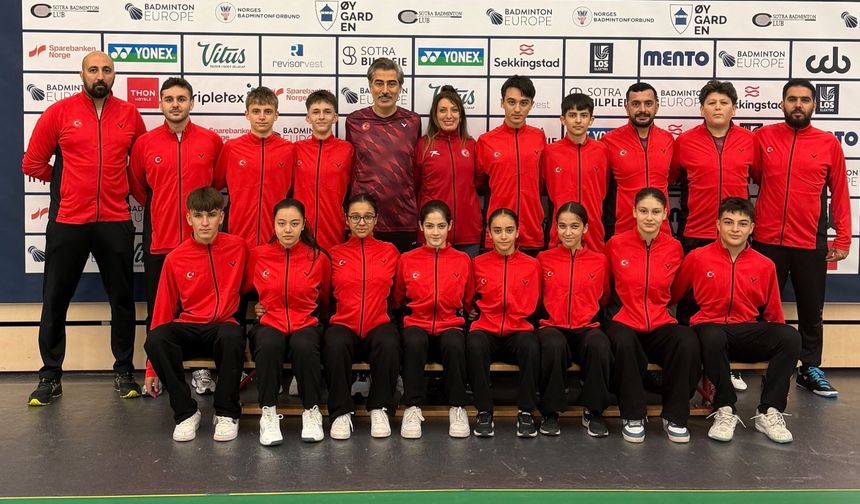 U15 Badminton Milli Takımı Avrupa Şampiyonası’na Hazır