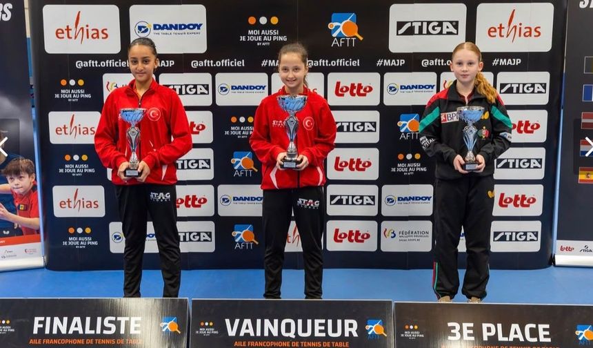 STIGA Masters'ta Defne Üzümcü Şampiyon, Derin Mülazım İkinci