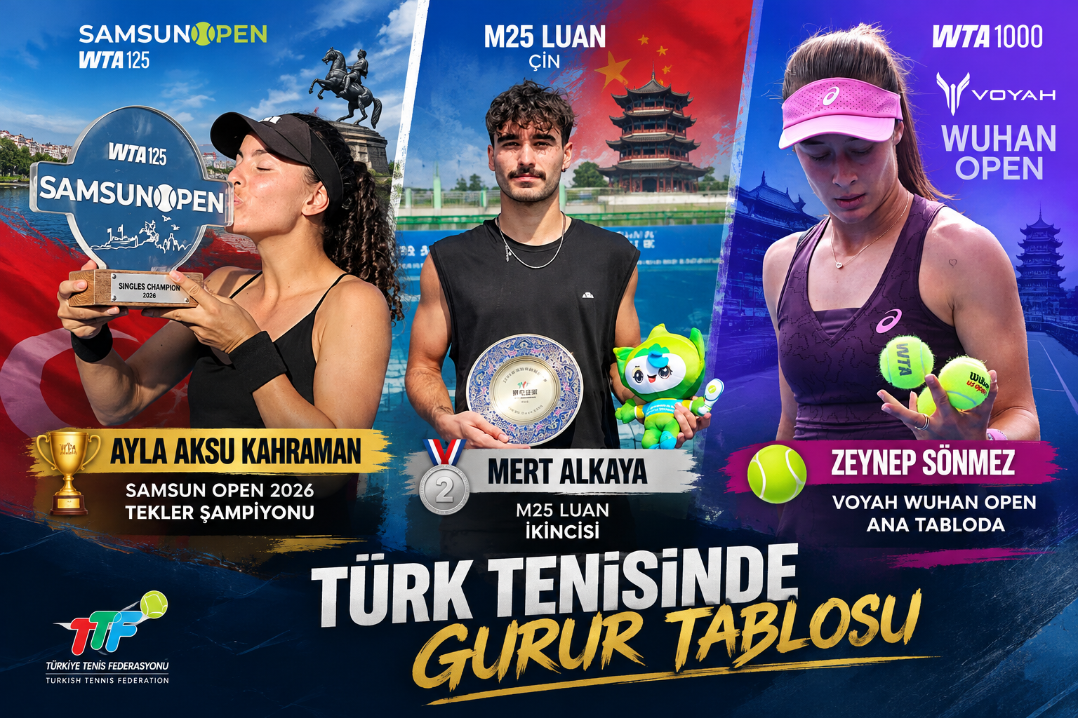 Türk Tenisinde Üç Başarı: Ayla Aksu Kahraman Şampiyon